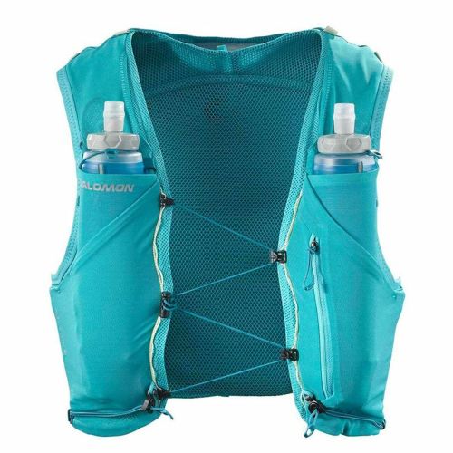Chaleco de Running Salomon Adv Skin 5 Set Tahitian Multicolor