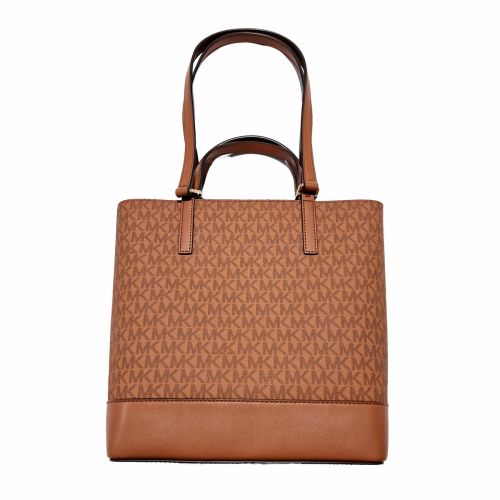 Bolso de Hombro Michael Kors Kelli Marrón 30 x 27 x 9 cm