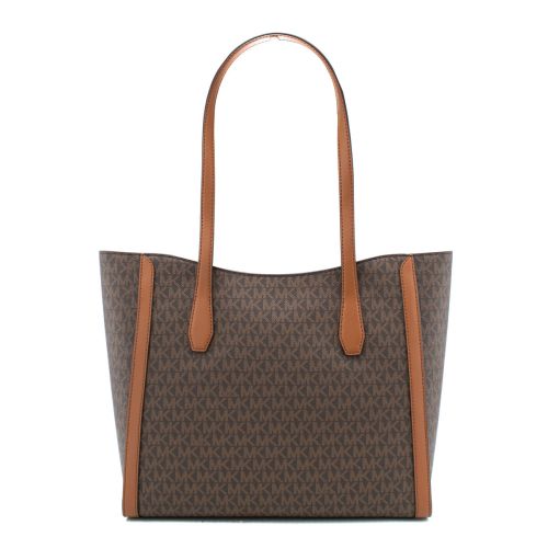 Bolso de Hombro Michael Kors Leida Marrón 34 x 29 x 12 cm