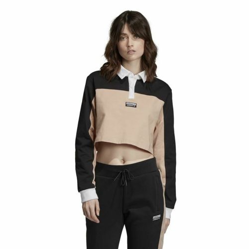 Polo de Manga Corta Mujer Adidas Originals Cropped Mujer Negro