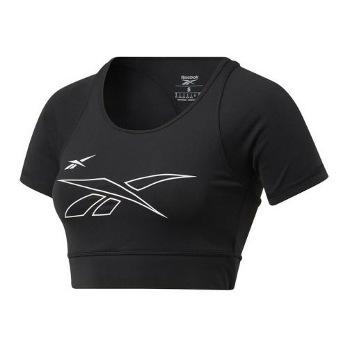 Camiseta de Manga Corta Mujer Reebok Training MYT Negro