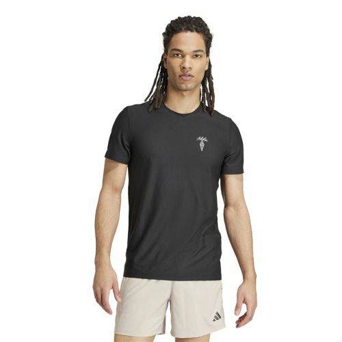 Camiseta de Manga Corta Hombre Adidas Running Ice Cream Graphic Negro