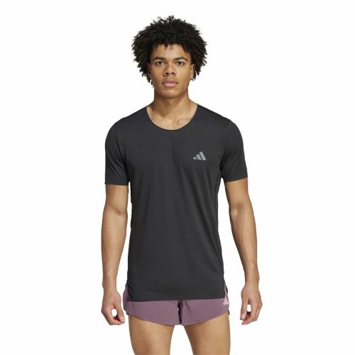 Camiseta de Manga Corta Hombre Adidas Adizero Running Negro