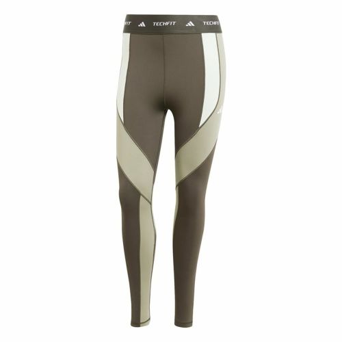 Mallas Deportivas de Mujer Adidas Techfit 7/8 Colorblock Gris
