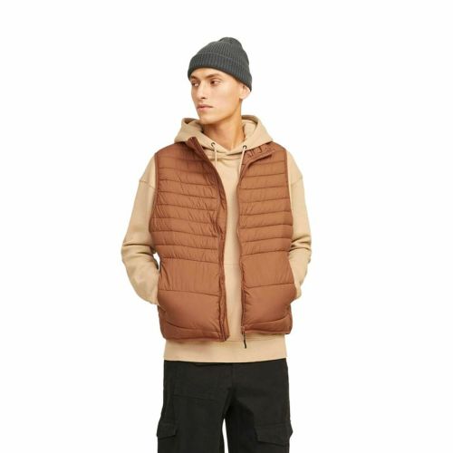 Chaleco Deportivo para Hombre Jack & Jones Jjben Square Mocha Bisque