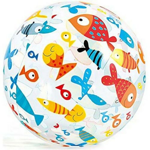 Pelota Hinchable Intex 59040NP 51 cm Blanco Multicolor