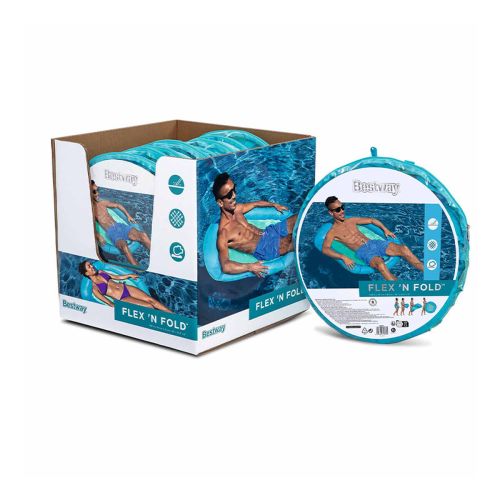 Bestway Colchoneta Hinchable Flex’ n Fold 106×95 cm Playa y Piscina 43551