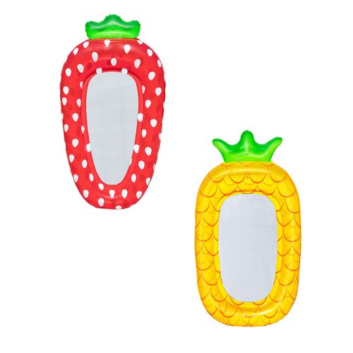 Bestway Colchoneta Hinchable Frutas con Red Color Surtido 178×103/186×112 cm +6 Años Playa y Piscina 43644