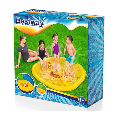 Bestway Aspersor Colchoneta Hinchable Piña 196×165 cm +2 Años Jardin 52565