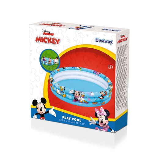 Bestway Piscina Hinchable Disney Mickey & Friends 122×25 cm +2 Años Jardin 91007
