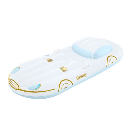 Bestway Colchoneta Hinchable Curcero con Respaldo y Asas 228×108 cm Playa y Piscina 43651