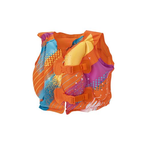 Bestway Chaleco Hinchable Decorado Seguridad Bebe 41×30 cm +3 a 6 Años Playa y Piscina 32272
