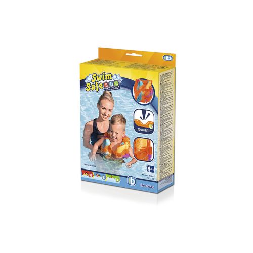 Bestway Chaleco Hinchable Decorado Seguridad Bebe 41×30 cm +3 a 6 Años Playa y Piscina 32272