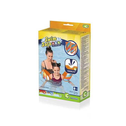 Bestway Chaleco Hinchable Decorado Seguridad Bebe 41×30 cm +3 a 6 Años Playa y Piscina 32272