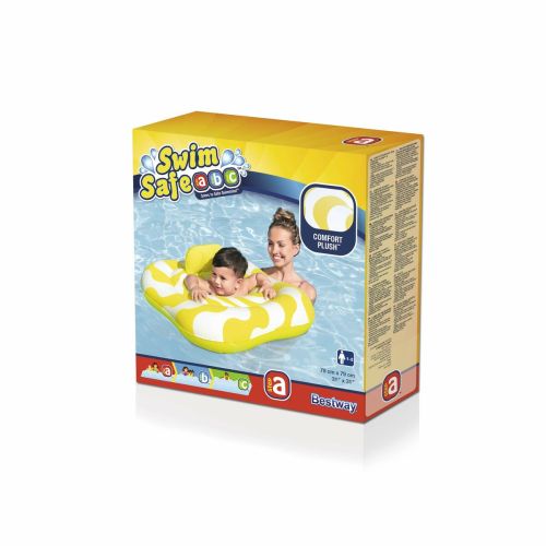 Bestway Flotador Hinchable 2 Aros Asiento Bebe 79×79 cm 1 a 2 Años Jardin, Piscina y Playa 32298