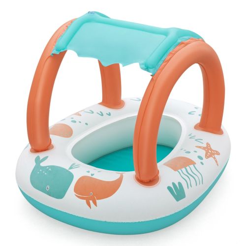 Bestway Barca Hinchable Infantil Confort 84×67 cm +3 Años Playa y Piscina 34203