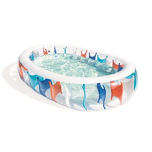 Bestway Piscina Hinchable Eliptica 229x152x51 cm +6 Años Jardin 54066