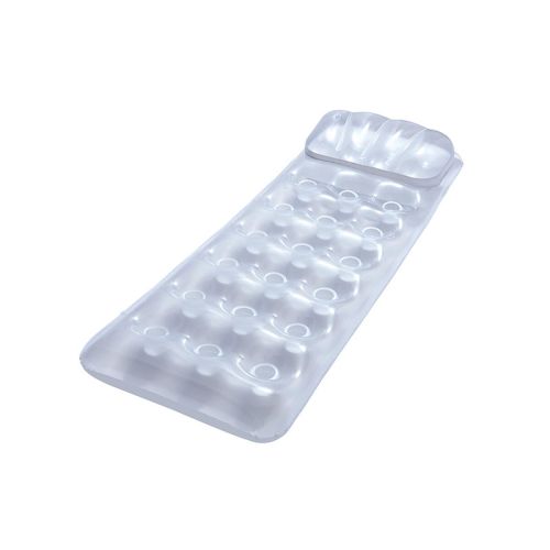 Bestway Colchoneta Hinchable Vasos Metalica con Almohada 188×71 cm Playa y Piscina 43024