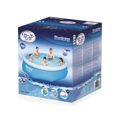 Bestway Piscina Hinchable Adulto Aro 305×76 cm Jardin 57266