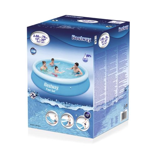 Bestway Piscina Hinchable Adulto 366×76 cm Jardin 57273