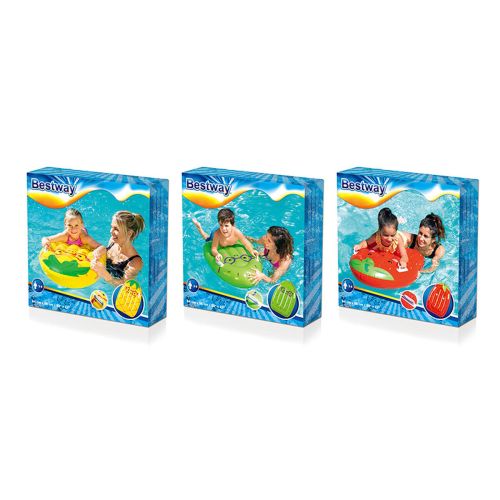Bestway Colchoneta Hinchable Surf con Asas Color Surtido 84×56 cm +3 a 8 Años Playa y Piscina 42049