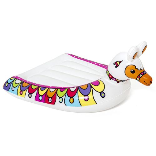 Bestway Pista Deslizante con Hinchables Doble Animales Llama 488×138 cm +3 Años Jardin 52320