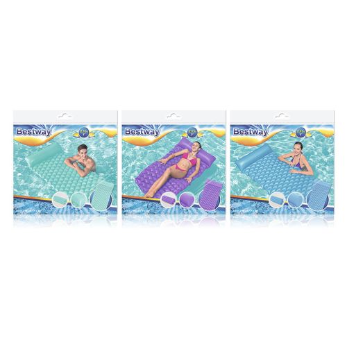 Bestway Colchoneta Hinchable Enrollable Color Surtido 213×86 cm Playa y Piscina 44020