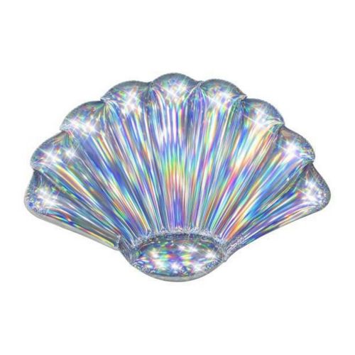 Bestway Colchoneta Hinchable Concha Iridiscente 185×114 cm Playa y Piscina 43414