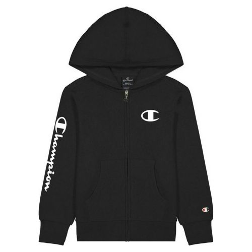 Chaqueta Deportiva para Hombre Champion Full Zip Logo Boy Negro