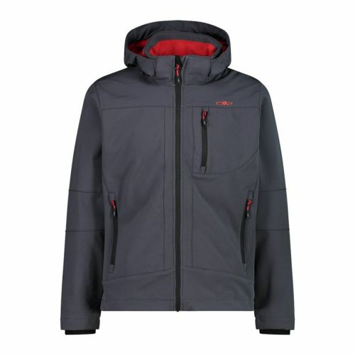 Chaqueta Deportiva para Hombre Campagnolo Softshell Melange Gris oscuro
