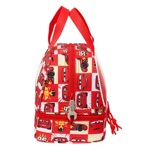 Portameriendas Cars Let’s race Blanco Rojo 20 x 20 x 15 cm