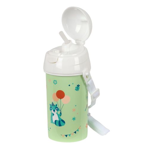 Botella de Agua Safta Fiesta Verde PVC 500 ml