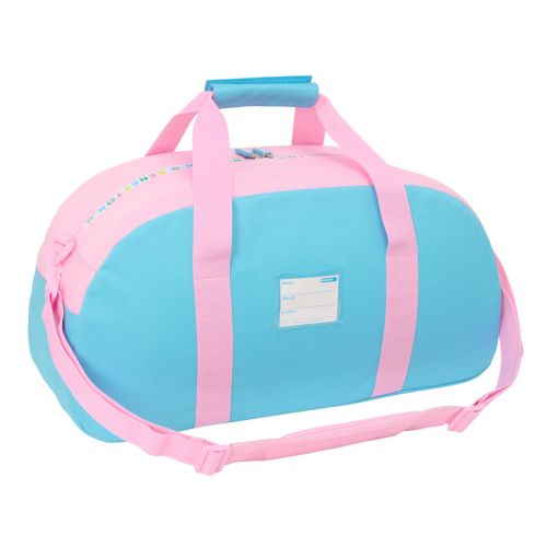 Bolsa de Deporte Benetton Unique Rosa Turquesa 50 x 26 x 20 cm
