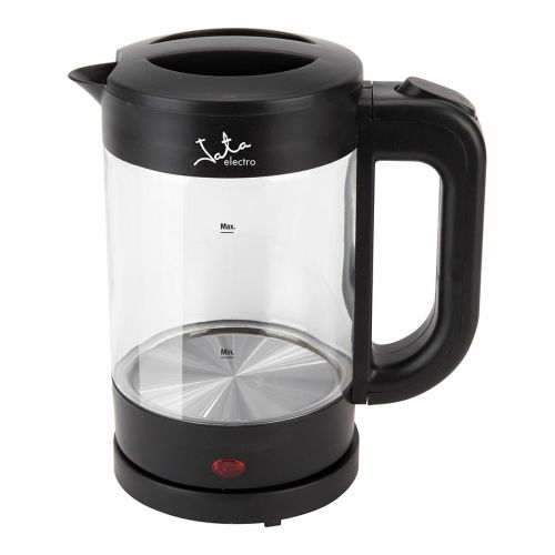 Hervidor JATA 1500 W 1,2 L Transparente Acero Inoxidable Vidrio de Borosilicato