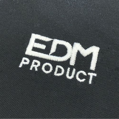 Camiseta de Manga Corta Hombre EDM Negro