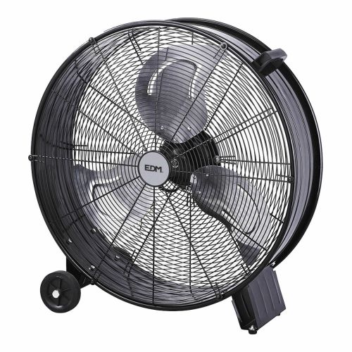 Ventilador de Suelo EDM Negro 180 W Ø 60 cm industrial