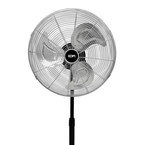 Ventilador de Pie EDM 33528 Negro mate 80 W Ø 50 cm industrial