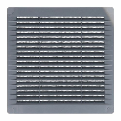 Rejilla de ventilación EDM 87705 Gris 20 x 20 x 0,7 cm Mosquitera