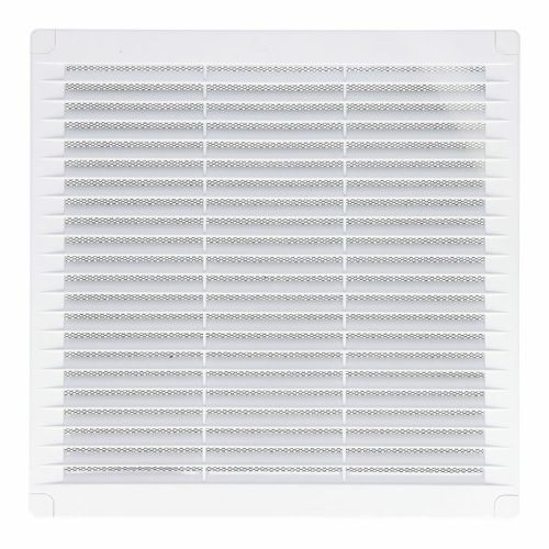 Rejilla de ventilación EDM 87706 Blanco 25 x 25 x 0,7 cm Mosquitera