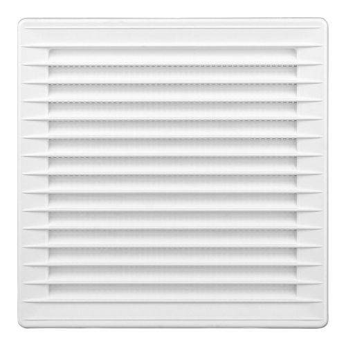 Rejilla de ventilación EDM 87724 Blanco 17 x 17 x 1,15 cm Mosquitera