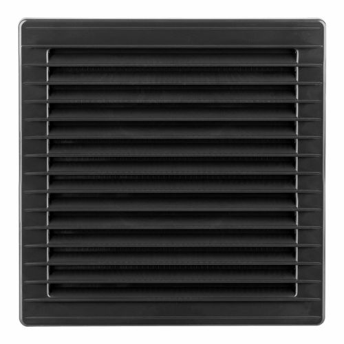 Rejilla de ventilación EDM 87730 Antracita 17 x 17 cm Mosquitera
