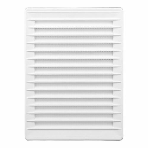 Rejilla de ventilación EDM 87733 Blanco 13,7 x 20,7 cm Mosquitera