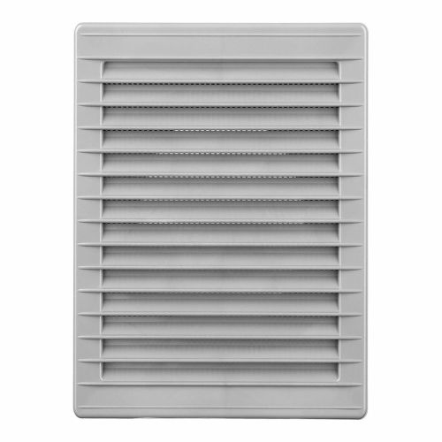 Rejilla de ventilación EDM 87734 Gris 13,5 x 20,5 cm Mosquitera