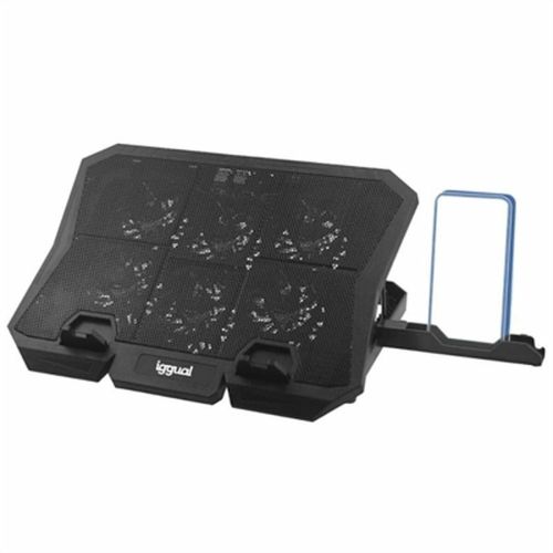Base de Refrigeración para Portátil iggual IGG319703 Negro