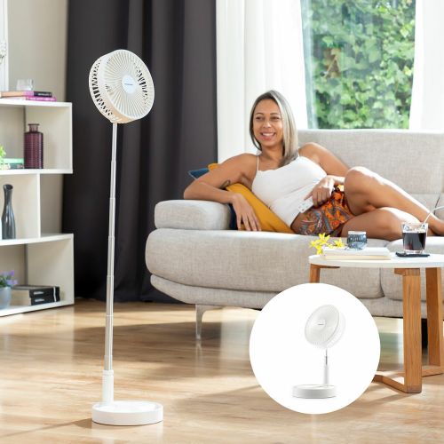 Ventilador Recargable Plegable 3 en 1 Fandle InnovaGoods Ø7,7” 7200 mAh