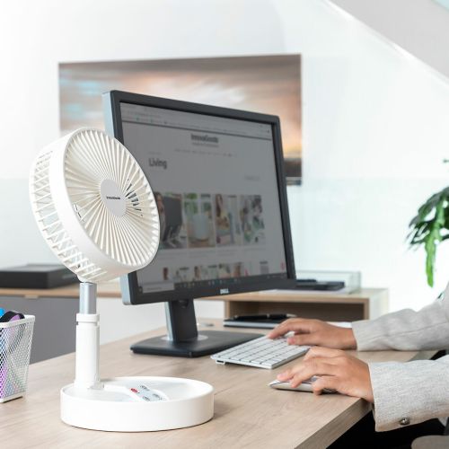 Ventilador Recargable Plegable 3 en 1 Fandle InnovaGoods Ø7,7” 7200 mAh