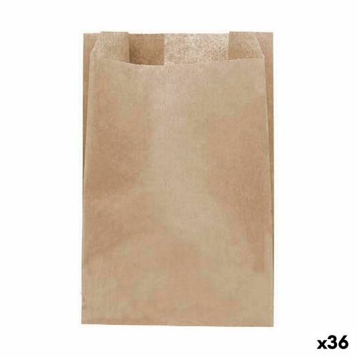 Bolsa Reutilizable para Alimentos Algon papel kraft 10 x 15 cm Desechables 30 piezas (36 Unidades)