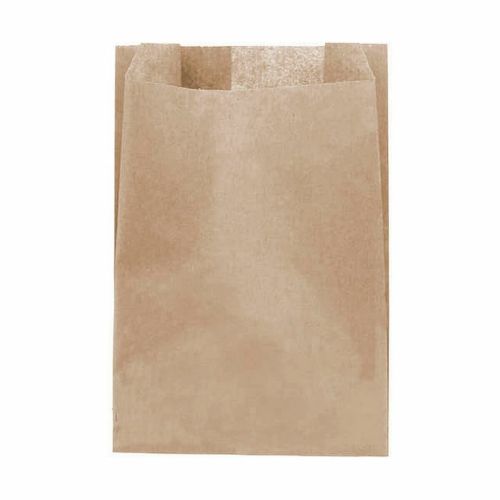 Bolsa Reutilizable para Alimentos Algon papel kraft 16 x 24 cm Desechables 20 Piezas (24 Unidades)