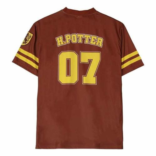 Camiseta de Manga Corta Hombre Harry Potter Gryffindor  Rojo Oscuro