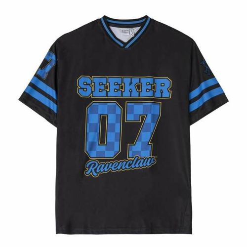 Camiseta de Manga Corta Hombre Harry Potter Ravenclaw  Negro